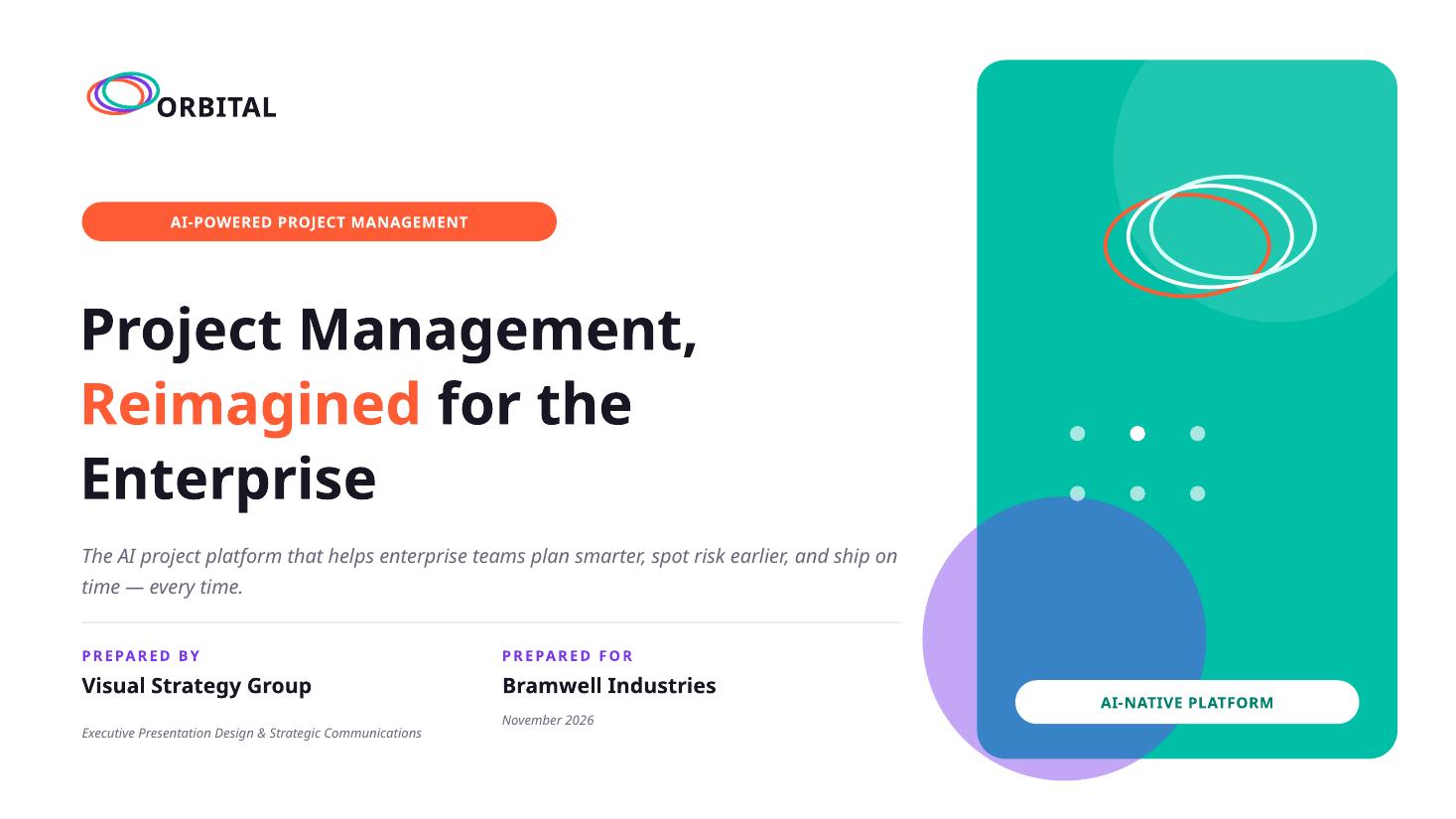 Enterprise Sales Presentation presentation mockup