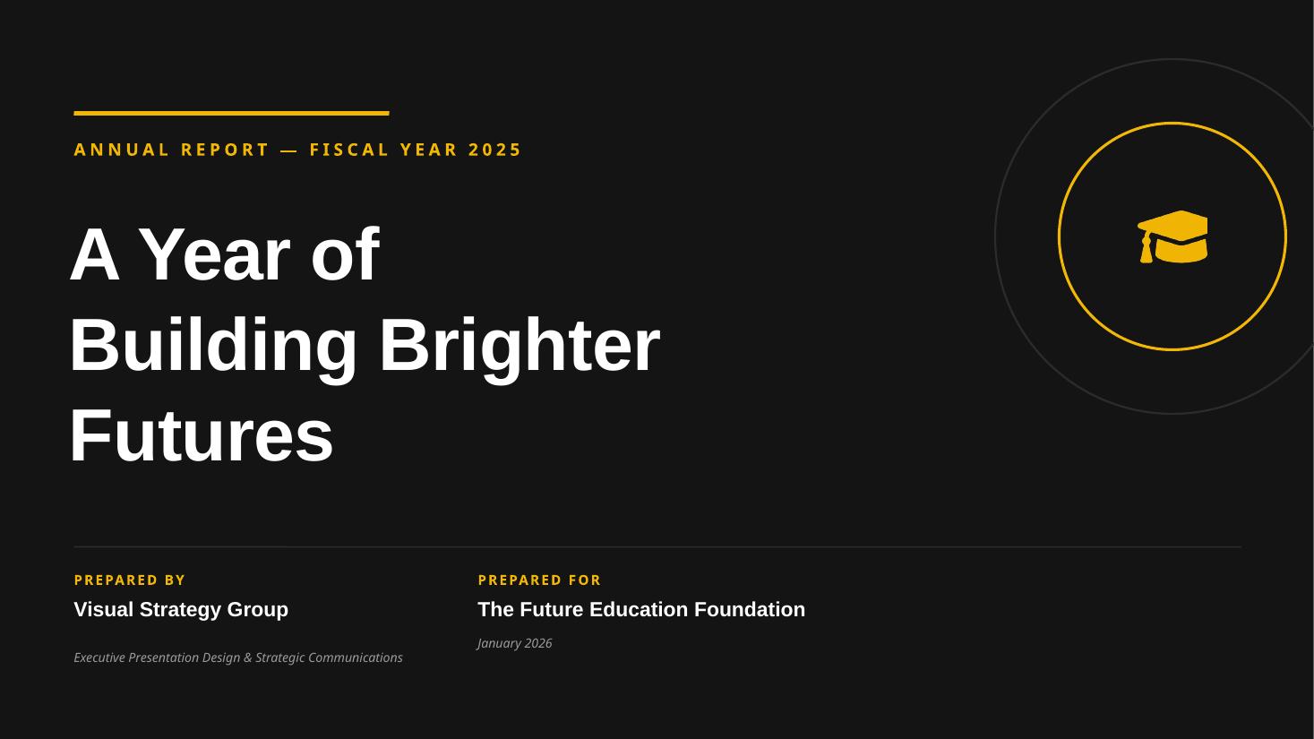 Nonprofit Annual Report presentation mockup